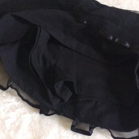 Black Ruffle Skort - Picture 2 of 4